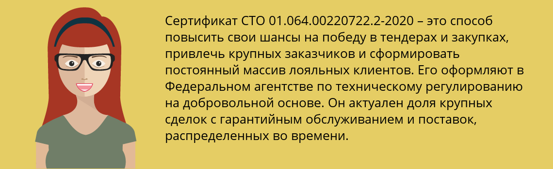Получить сертификат СТО 01.064.00220722.2-2020 в Сестрорецк